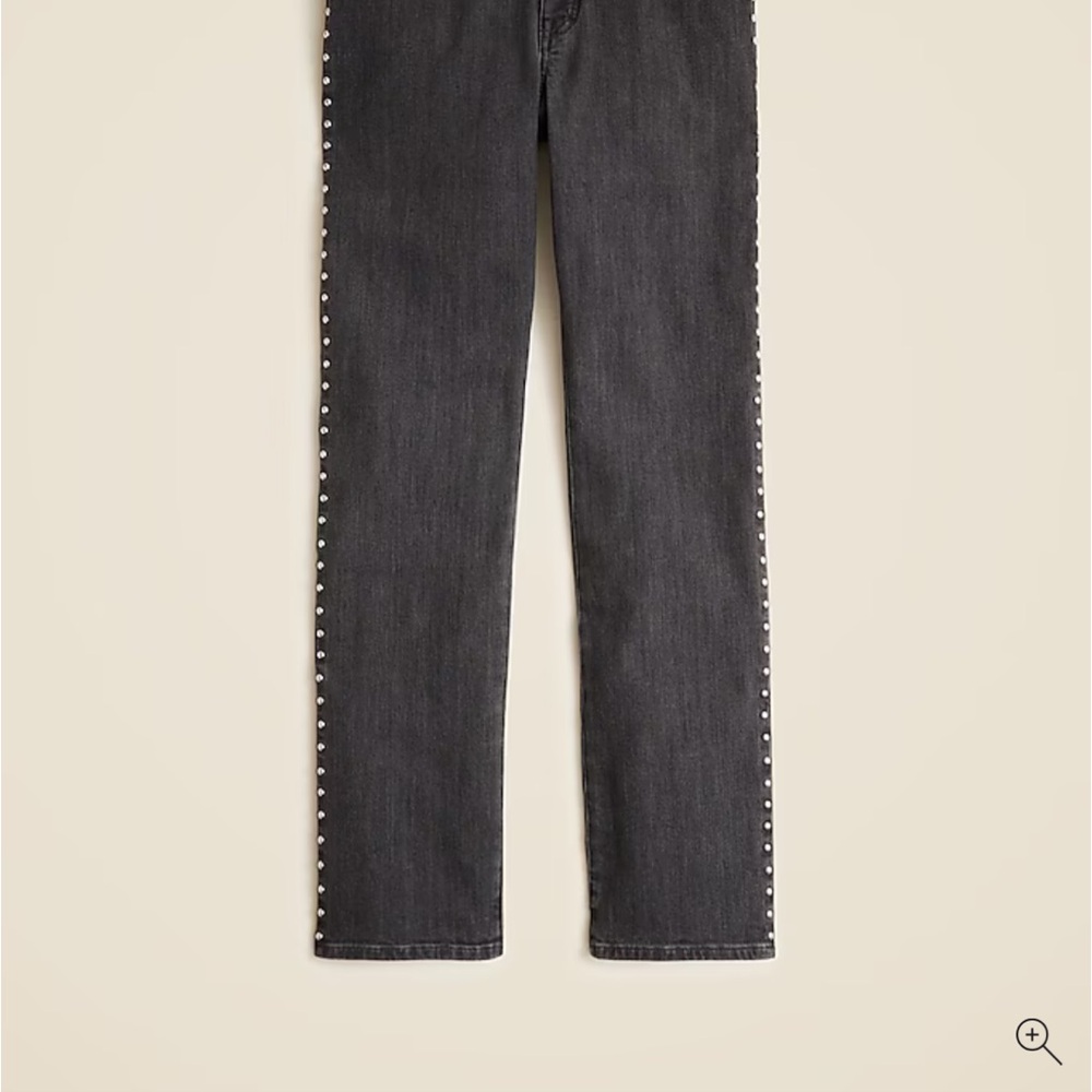 Studded J. Crew Black Jeans